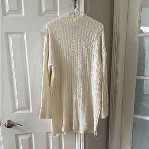 Pretty Little Thing cream sweater dress. Size XS.